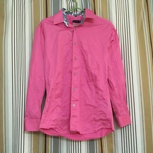 Pink Jared Lang button up men’s shirt